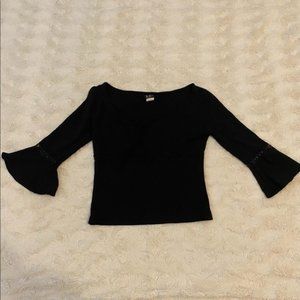 Black B.B. Apparel Bohemian Fitted Lace Size Medium